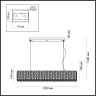 Люстра ODEON LIGHT PANTA L-VISION ODL24 481 LED 48W 4000K 2452Лм металл хрусталь, золото 4926/48L