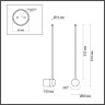 Настенный светильник (МЕЛКИЕ ДЕФЕКТЫ) ODEON LIGHT HIGHTECH ODL 23 118 FILLINI золото 4335/12WGY