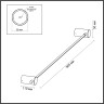 Настенный светильник ODEON LIGHT HIGHTECH ODL23 129 320Лм 3000K DALIA 4396/8WL